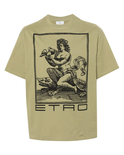 Etro T-shirt stampa logo