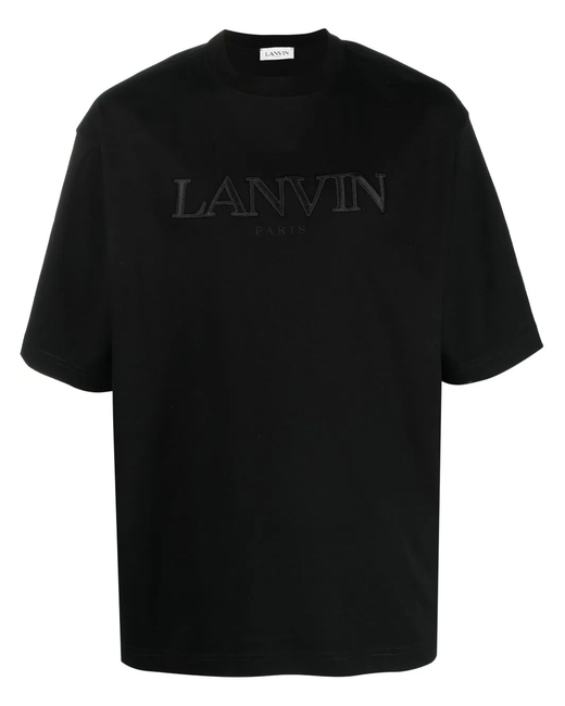 Lanvin T-shirt oversize ricamata paris