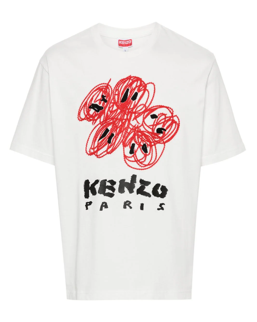 Kenzo T-shirt drawn varsity