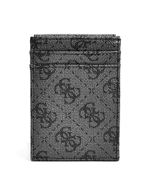 Guess Don Logo-Print Magnetic Card Case