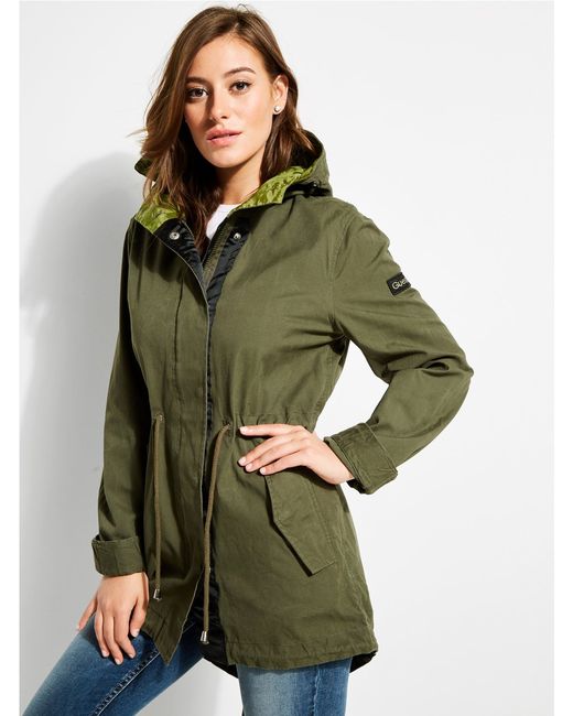 Guess Hooded Zip Parka