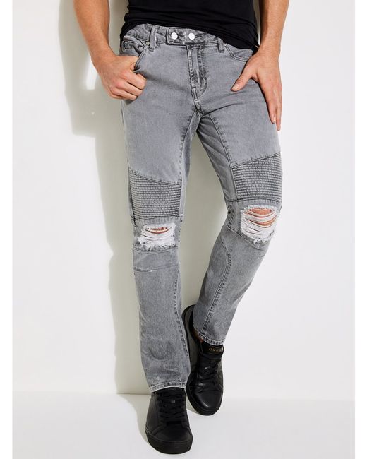 Guess Quilted Moto Skinny Jeans
