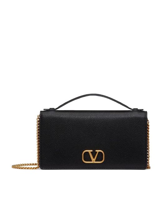 Valentino Garavani Leather Wallet on Chain