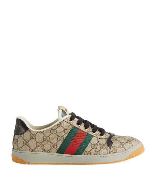 Gucci GG Supreme Canvas Ace Sneakers