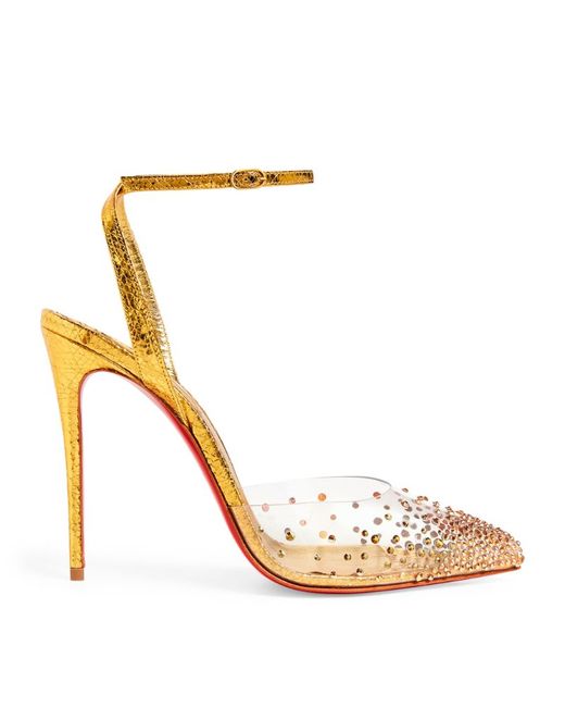 Christian Louboutin Spikaqueen Embellished Pumps 100