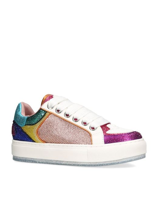 Kurt Geiger London Embellished Rainbow Southbank Sneakers