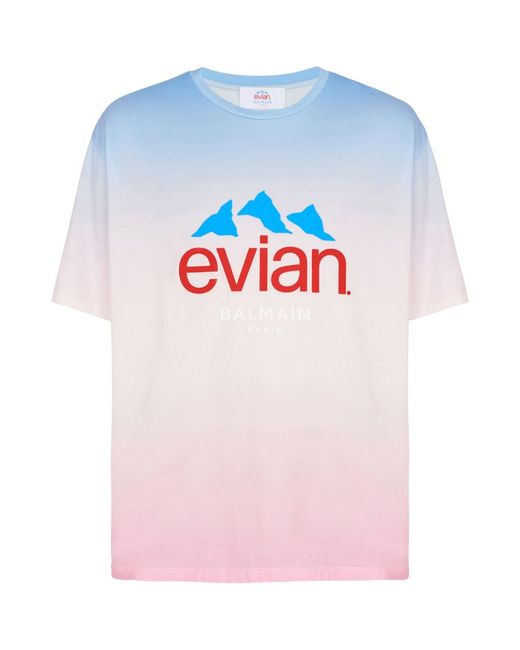 Balmain x Evian Gradient Printed T-shirt