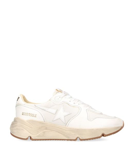 Golden Goose Leather Running Sole Sneakers