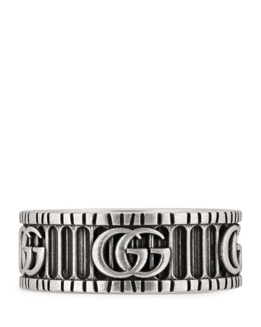 Gucci Sterling Double G Ring