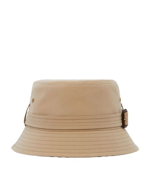 Burberry Cotton Gabardine Bucket Hat