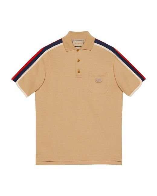 Gucci -Jersey Web Polo Shirt