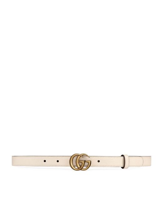 Gucci Leather Double G Belt