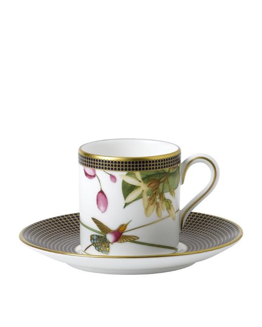 Wedgwood Hummingbird Espresso Cup and Saucer