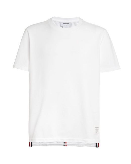 Thom Browne Tricolour Stripe T-Shirt