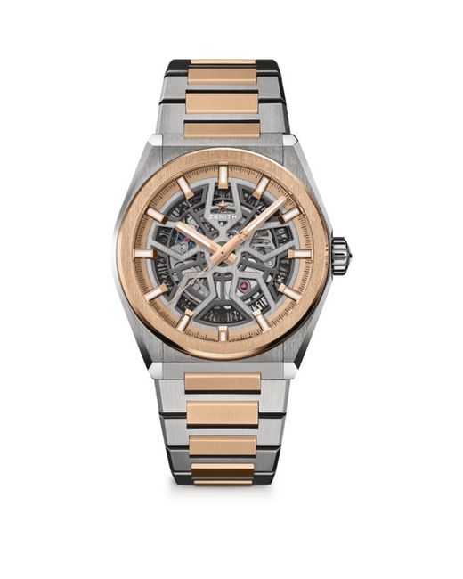 Zenith and Rose Gold Defy Classic Watch 41mm