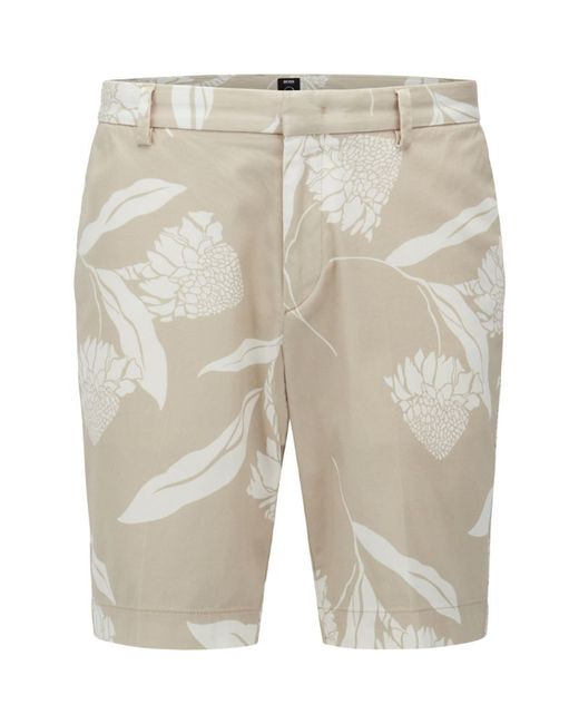 Boss Floral Tailored Shorts