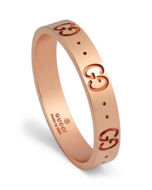 Gucci Rose Gold Icon Ring