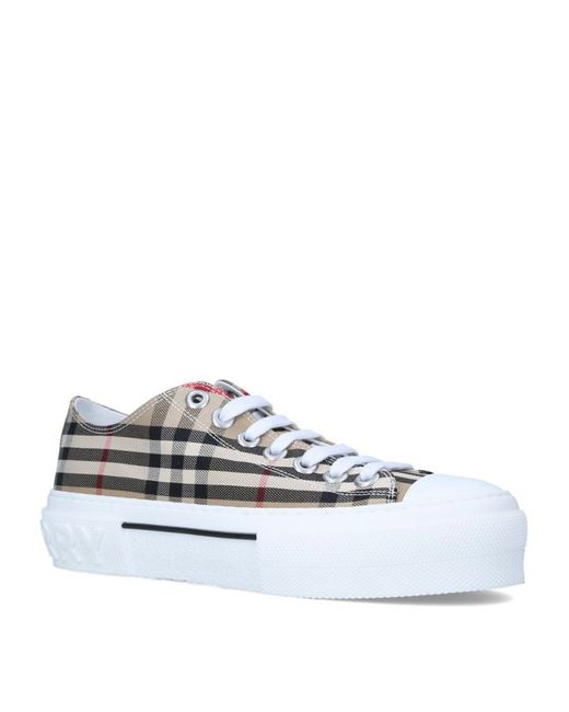 Burberry Cotton Vintage Check Sneakers