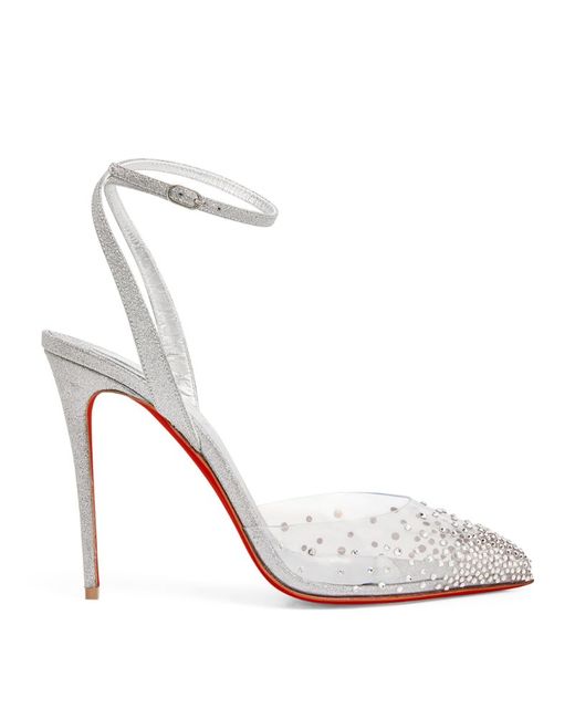 Christian Louboutin Spikaqueen Embellished Sandals 100