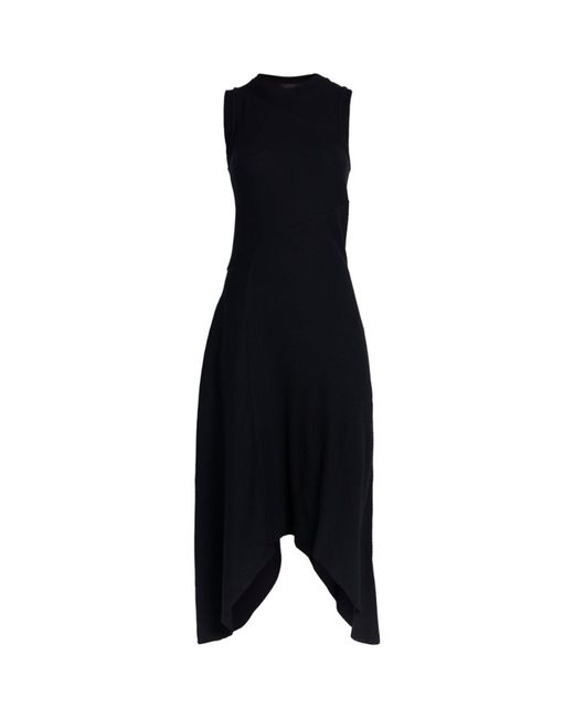 AllSaints Asymmetric-Hem Gia Midi Dress