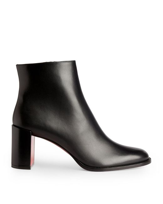 Christian Louboutin Adoxa Leather Ankle Boots 70