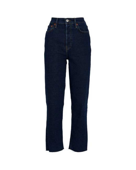 Re/Done 70s Stove Pipe High-Rise Jeans