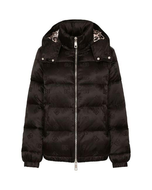 Dolce & Gabbana Hooded Puffer Jacket