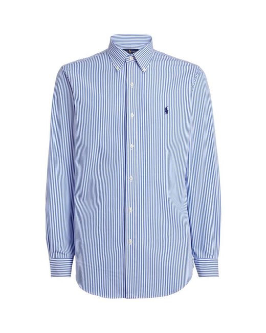Polo Ralph Lauren Cotton-Rich Poplin Striped Shirt