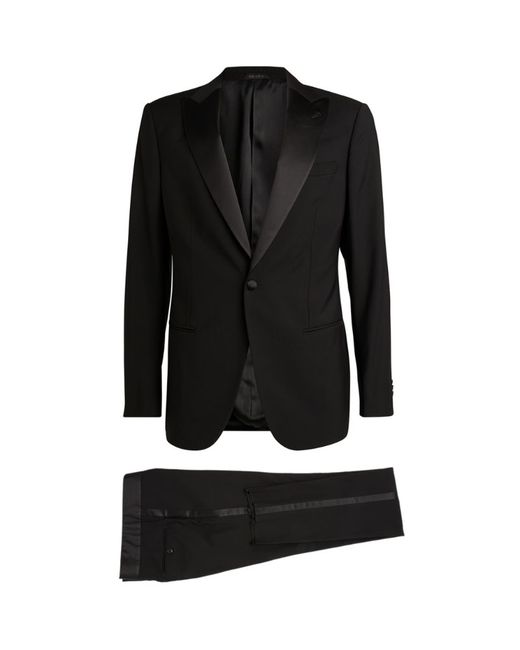 Giorgio Armani Silk-Trimmed Tuxedo Suit