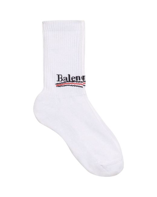 Balenciaga Logo Tennis Socks
