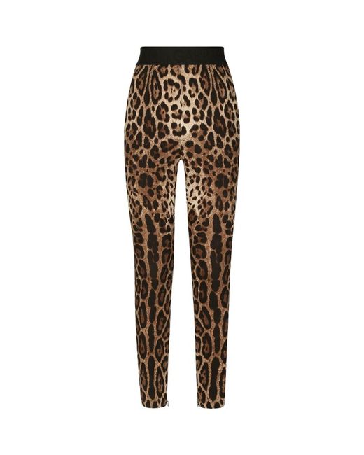 Dolce & Gabbana Leopard-Print Leggings