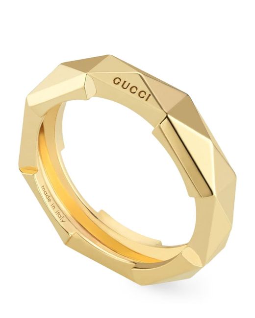 Gucci Yellow Link To Love Ring