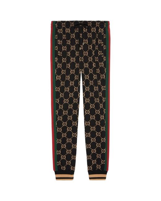 Gucci Web-Detail GG Track Pants