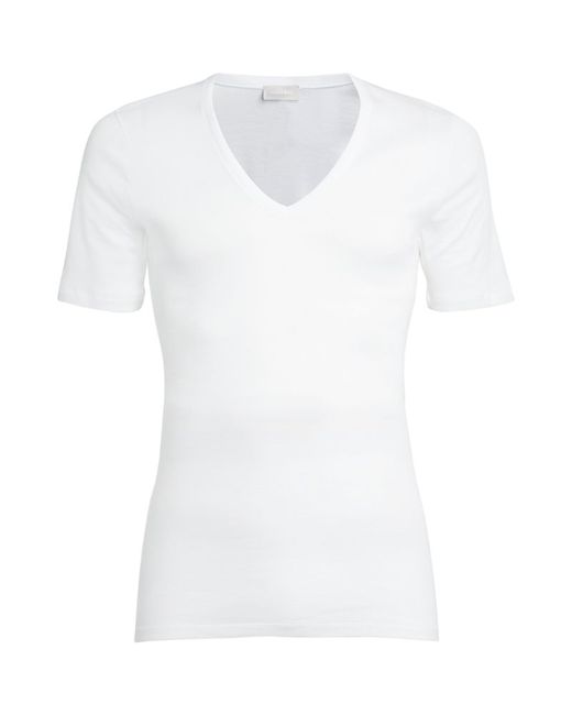 Hanro Pure V-Neck T-Shirt