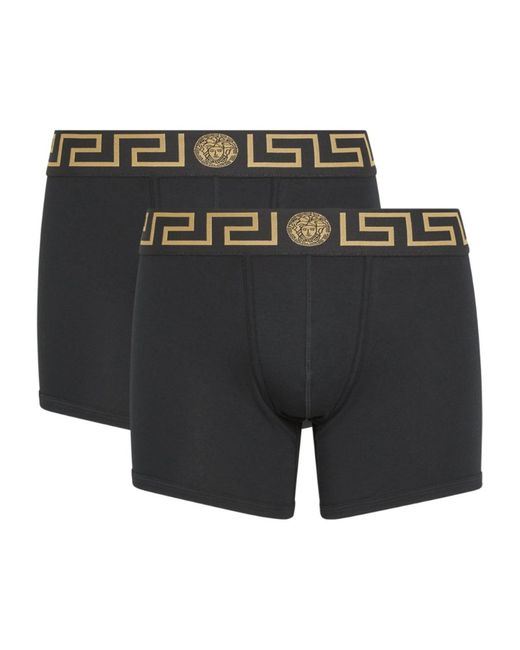 Versace Iconic Greca Boxer Briefs Pack of 3