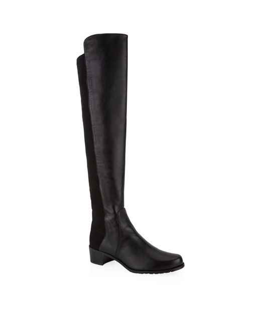Stuart Weitzman Leather Reserve Over-The-Knee Boots 40