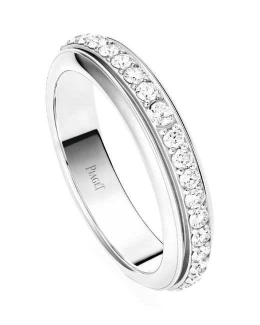 Piaget White and Diamond Possession Ring
