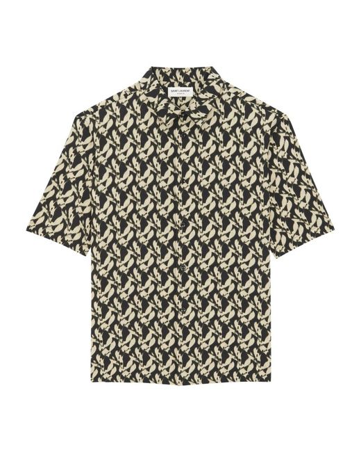 Saint Laurent Patterned Shirt