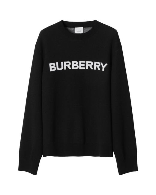 Burberry Wool-Cotton Logo Sweater