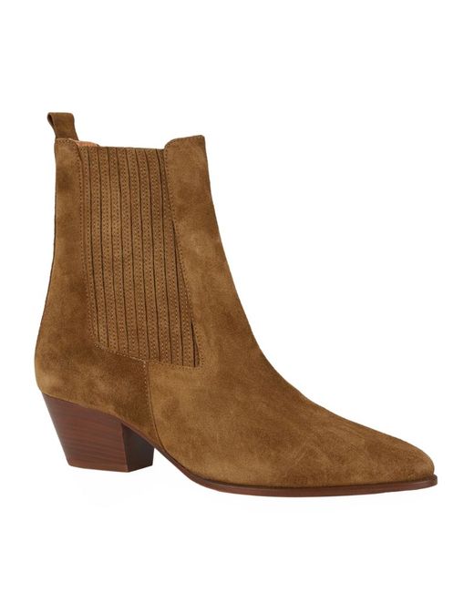 Sandro Suede Amelya Ankle Boots