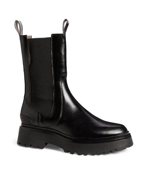 AllSaints Leather Amber Chelsea Boots
