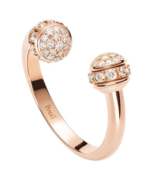 Piaget Rose and Diamond Possession Open Ring