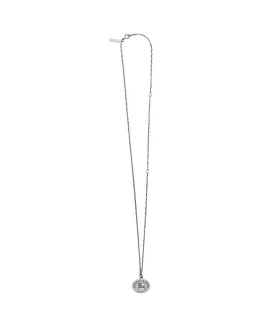 Burberry Palladium-Plated EKD Chain Necklace