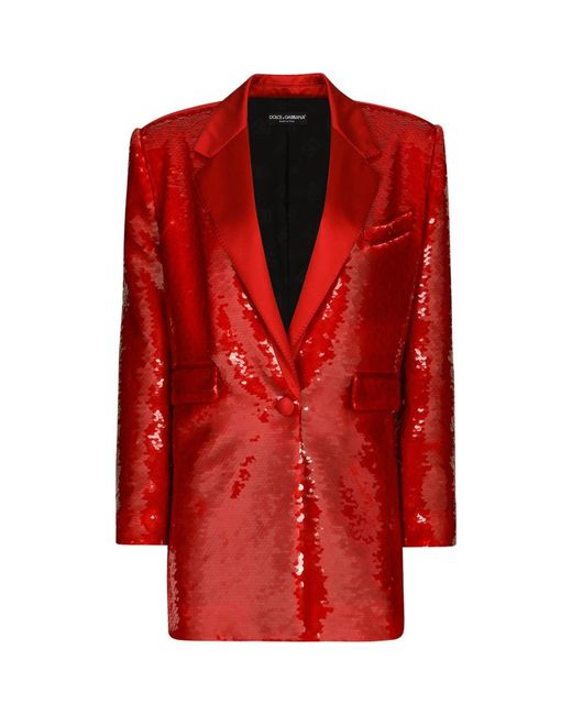 Dolce & Gabbana Sequin Blazer