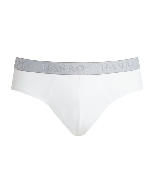 Hanro Cotton-Blend Essential Briefs Pack of 2