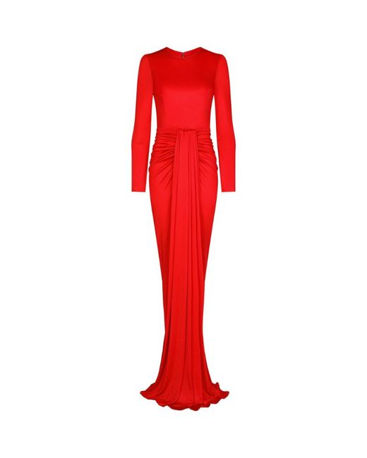 Dolce & Gabbana Draped Organzine Gown