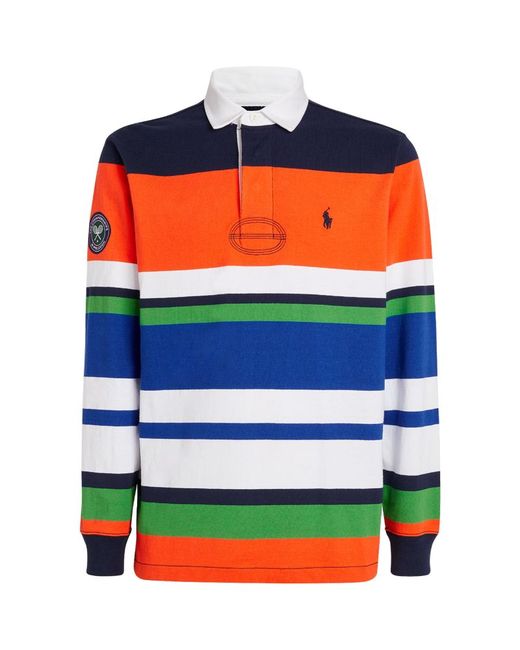 Polo Golf by Ralph Lauren x Wimbledon Striped Rugby Shirt