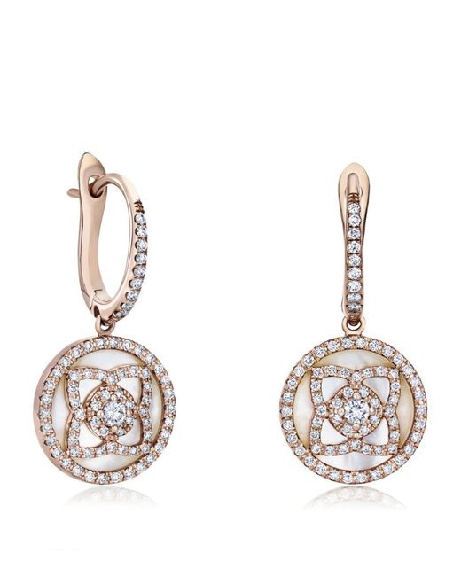De Beers Jewellers And Diamond Enchanted Lotus Drop Earrings