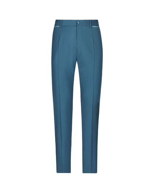 Dolce & Gabbana Wool-Blend Tailored Trousers