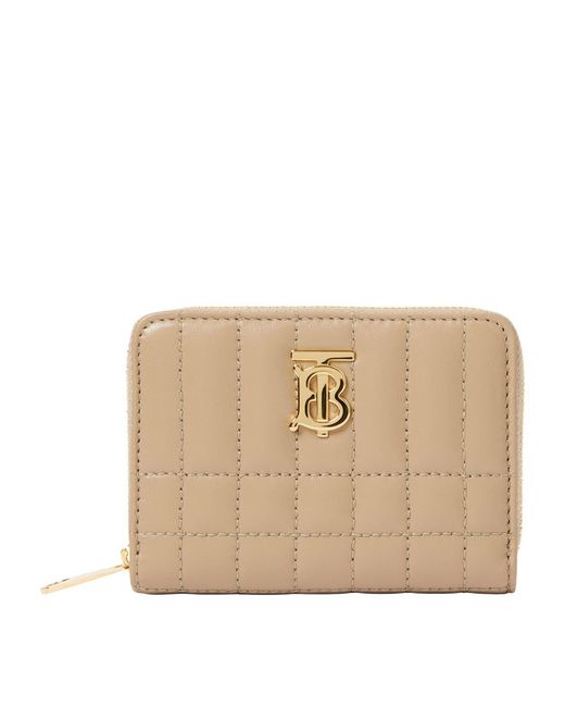 Burberry Quilted Leather Lola Zip Wallet